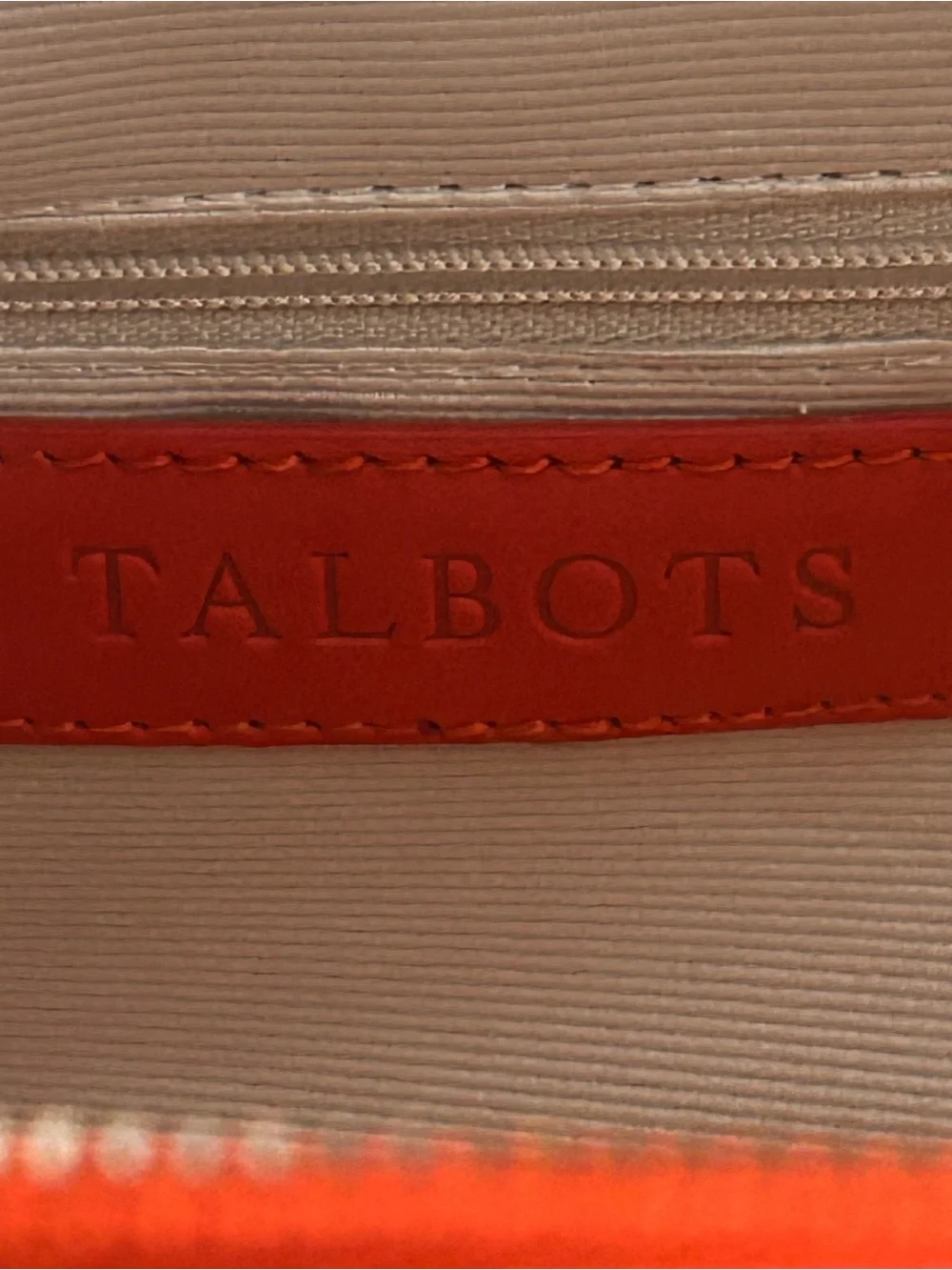 Talbots Red Leather Top-Handle Satchel